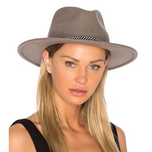 Brixton Aries Fedora Grey size Small